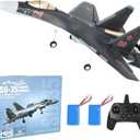 2.4GHz RC Airplane,4 Channel Remote Control Glider,Easy to Fly RC Fighter with Light 6-Axis Gyro Remote Control Jet Aircraft for Adult Kids Beginner Grey