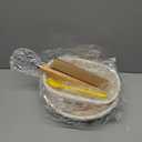 Banneton Basket Set of 2, 10" Oval & 9.7" Round Banneton Bread Proofing Basket with Liners, Bread Lame, Silicone Baking Mat, Danish Whisk, Brush, Proofing Bowls Sourdough Starter Kit Tools