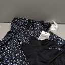 Hanna Nikole Women's Plus Size Tankini Swimsuits Two Piece Bathing Suit Flowy Rash Guard Swimwear with Capris Shorts (Large)