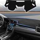 YYCKE Dash Cover Mat Custom Fit for 2023 2022 2021 2020 2019 2018 SU-BA-RU Crosstrek Accessories Dashboard Pad Carpet Protector