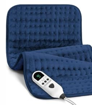 Heating Pad for Back Pain and Cramp Relief, Large 33"x17" Electric Heating Pad for Neck and Shoulders Moist Dry Heat with 9 Adjustable Heat, Auto Shut-Off Timer, Gifts for Women Mom