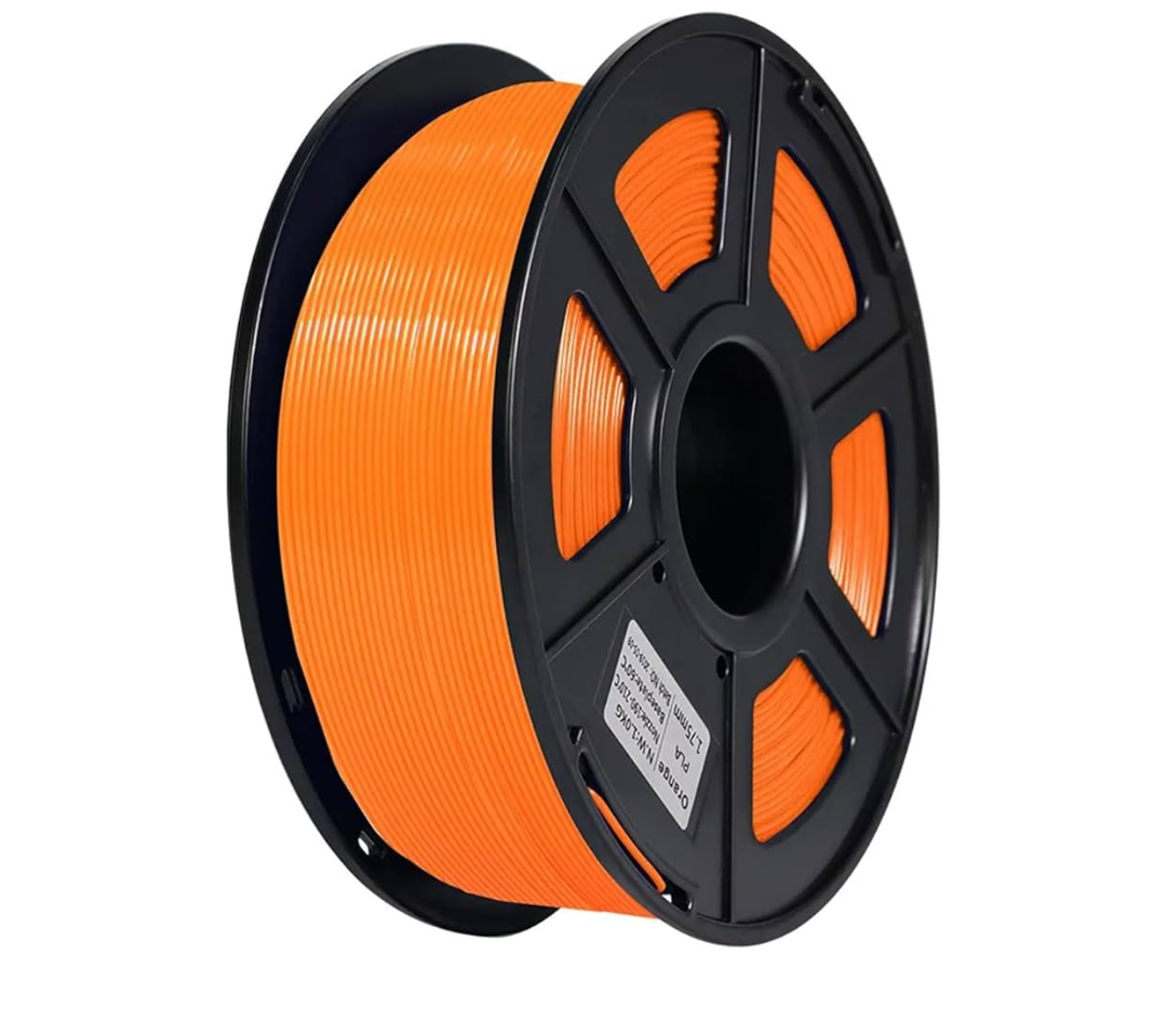 3D Printer Filament, PLA Filament 1.75mm 1KG Multicolor for 3D Printer(Oranje)