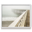 Stupell Industries Ocean Pier Photography White Framed Giclee Art Design by Danita Delimont