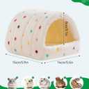 Hamster Hideout Hamster House,Washable Guinea Pig Cage Small Animal Cage Accessories for Mouse Chinchillas Hamsters Hedgehogs Ferrets Bearded Dragons and Rats