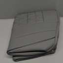 Black Panther Luxury Faux Leather Car Seat Cover for Front Bottom Seat, Anti-Slip and Wrap Around The Bottom, Fits 95% of Vehicles - 1 Piece,Light Gray