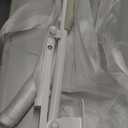 FSA Eligible, 24inch Grab Bar for Toilet, Height Adjustable Bathroom Assist Handrail, Flip up Grab Bar with Leg, Anti-Slip Shower Bar Safety with Rubber Cushion, Bathroom Handicap Shower Bar, 660 Lbs