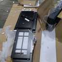 Rolanstar Fireplace TV Stand with Led and Power Outlets, Black Entertainment Center with 26" Electric Fireplace for 45/50/55/60/65 inch TVs, Modern TV Console with Storage Cabinet for Living Room