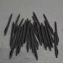 deegtran Pens Bulk, 33 Pack No Bleed Grey Barrel Click Pens, Wholesale Retractable Ballpoint Pens, Pen Medium Point, Smooth black Ink Pen, 1.0MM