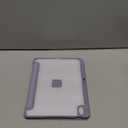 Fintie Hybrid Slim Case for iPad Air 11-inch M3 (2025) / M2 (2024), iPad Air 5th (2022) / 4th Generation (2020) 10.9 Inch - Shockproof Cover with Clear Back Shell & Pencil Holder, Lilac Purple