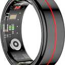 Smart Ring for Men Health Tracker Fitness Ring Sleep Monitor Heart Rate Monitor Sport Tracker for Android iOS