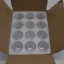 Ruckae 12 Pack 1.5 OZ Shot Glasses Set Crystal Shot Glass Bulk Clear Cone Shot Glasses for Vodka Tequila Whiskey Liquor