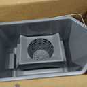 Rubbermaid Commercial Products, 15-Quart Lightweght Pail/Mop Bucket with Mop Strainer/Wringer Combo, Gray, Heavy Duty Mopping/Cleaning for Professional/Janitorial Use