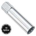 Feekoon 10 Spline Lug Nut Tool Key Replacement for TA23-21/22, Compatible with Bimecc 10-Spline Lug Nut and Lug Bolts, Truck Large SUV with 13/16 and 7/8 Hex Drive, Alloy Steel