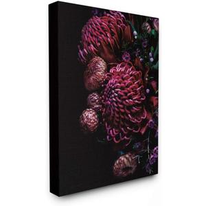 Stupell Industries Detailed Bouquet Tropical Flowers Red Pink Photograph, Designed by Elise Catterall Wall Art, 36x48, Canvas