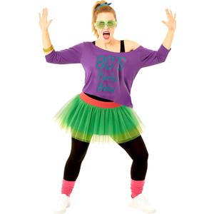 fun shack - 80s Outfit For Women, 80s Accessories For Woman, Hippie Costume, Tutu Costume, Halloween Costumes for Women Adult, One Size