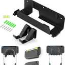 Metal Wall Mount Compatible with Nintendo Switch 2/ Switch/Switch OLED Console, Metal Wall Mount Kit Shelf Accessories Compatible with Joy-Con & Pro Controller Holder