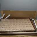 Dark Brown 24x36 Frame Set of 3 - Rustic Woodgrain 24 x 36 Poster Frame with Plexiglass for Wall Gallery Display, 24x36 Picture Frame for Puzzles, Artwork, Photos and Posters - Ideal Christmas Day