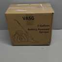 2 Gallon Battery Powered Garden Sprayer, Electric Sprayer, Weed Yard Lawn Sprayers with 5 Mist Nozzles & Retractable Wand & Adjustable Strap for Lawn, Garden, Yard