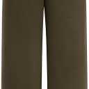 PRETTYGARDEN Women's Dressy Casual Dress Pants 2025 Fall Straight Leg High Elastic Waisted Stretch Trouser Slacks (Army Green, Small)