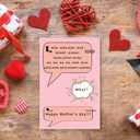 2 x Funny Mother's Day Card, Mom Mommy Mama Mama Mommy, Humorous Gift from Daughter or Son (#85)