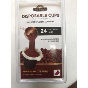 Fill 'n Brew, Disposable Cups - 24 ct