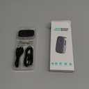 COMSOON Bluetooth Receiver for Car, Noise Cancelling 3.5mm AUX Bluetooth Car Adapter, Wireless Audio Receiver for Home Stereo/Wired Headphones, Hands-Free Call, 16H Battery Life - Black+Silver