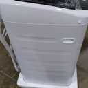 BLACK+DECKER 0.9 Cu. Ft. Portable Washer, 6.6 lb. Capacity Washing Machine for Homes & Apartments, 5 Wash Cycles, Quick Connect Sink Adapter and Drain Hose Included, Transparent Lid, BPWM09W, White