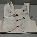 Zelvot Running Vest for Women Men, USA Original Patent, Adjustable Chest Straps Running Hydration Vest with 500ml Soft Flask, Lightweight Reflective Hydration Backpack for Marathon (White, S/M)