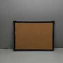 U Brands Cork Bulletin Board, 17" x 23", Black Wood Frame