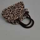 BALORAY Lunch Bag for Women Men Insulated Lunch Box for Adult Reusable Lunch Tote Bag for Work, Picnic or Travel (Beige with leopard)