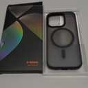 TORRAS for iPhone 16 Pro Case Translucent Matte Black | Compatible with MagSafe, Military Grade Drop Protection, Stronger Magnetic, Shockproof Airbag, Camera Control, Color Buttons, Slim Anti-Scratch