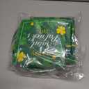 St. Patrick's Shamrock Party Supplies, Irish Clover Themed Disposable Plates Napkins and Tablecloth Tableware Set for Irish Shamrock and Roll Party Happy Saint Patricks Party Decorations, Serve 25