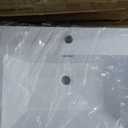 25-inch Solid Surface Vanity Top White Modern Contemporary Stone Matte