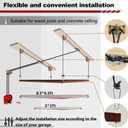 Overhead Garage Storage Lift Hoist, Heavy-Duty Ceiling Mounted Garage Storage Lift System for Organization, Easy to Install (Heavy-Duty Ceiling Mounted Garage Storage Lift)
