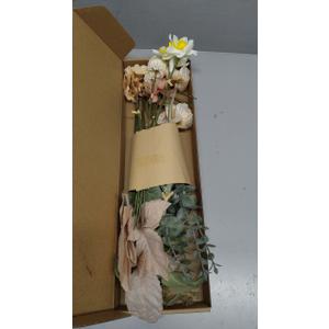 Artificial Flower Bouquets Decoration, Faux Floral Arrangement Table Centerpiece Home Farmhouse Indoor Decor