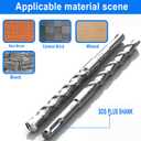 2-Pack SDS Plus Masonry Drill Bits 7/8 Inch x 12 Inch Long Rotary Hammer Drill Bits Carbide Tipped for Concrete Brick Cement Stone Block