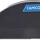 Camco Roof Vent Cover-Allows High Flow Ventilation Into Your RV, Rain or Shine-Easy Cleaning-Installation Hardware Included-Smoke (21016)