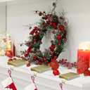 6 Pack Christmas Stocking Holder Bases - Mantel Stocking Hangers Hanging Hooks for Fireplace Stand Holder Weighted Hangers for Xmas Holiday Decoration (Bronze, 6)