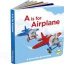 Green Toys Airplane & Board Book (Blue/Red)
