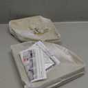 NearMoon Bathroom Shower Caddy 2 Pack, No Drill 304 Stainless Steel Shower Organizer with 2 Hooks (Corner Shelf, Gold)