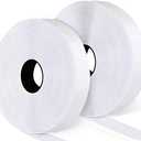 16.5Ft x 1 Inch Self Adhesive Strips, Heavy Duty Strong Back Sticky Fastening Tape,Nylon Fabric Fastener Mounting Tapes for Sewing, Crafting,DIY- Indoor or Outdoor Use (White)