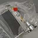 Aluminum Radiator for 1991-2001 Jeep Cherokee XJ Comanche 4.0L AA5052 Direct Fit w/ CNC Cap & Trans Cooler Core 31"x11.125" Inlet 1.25" Outlet 1.5" TIG Welded Significantly More Cooling
