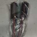 Round Boar Bristle Hair Brush with Wooden Handle Ideal for Styling Medium to Long Hair Thick, Fine, Curly, Or Straight Hair, Enhances Volume and Shine, Brown