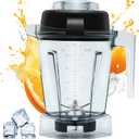 Fit for vitamx Blender Pitcher 48oz,Put in Cabinet,Replace 5200 VM0103 E310 E320 Pro200 Container,Replace with vitamx 48 oz blender,Fit Classic Explorian Series Cup Jar,Replace with vitamx Blender Jar