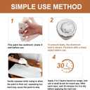 6.35 Fl Oz White Touch Up Paint, White Paint for wood, Doors, Cabinets, Furniture & Metal Surfaces, Quick-Drying Formula, Easy Application