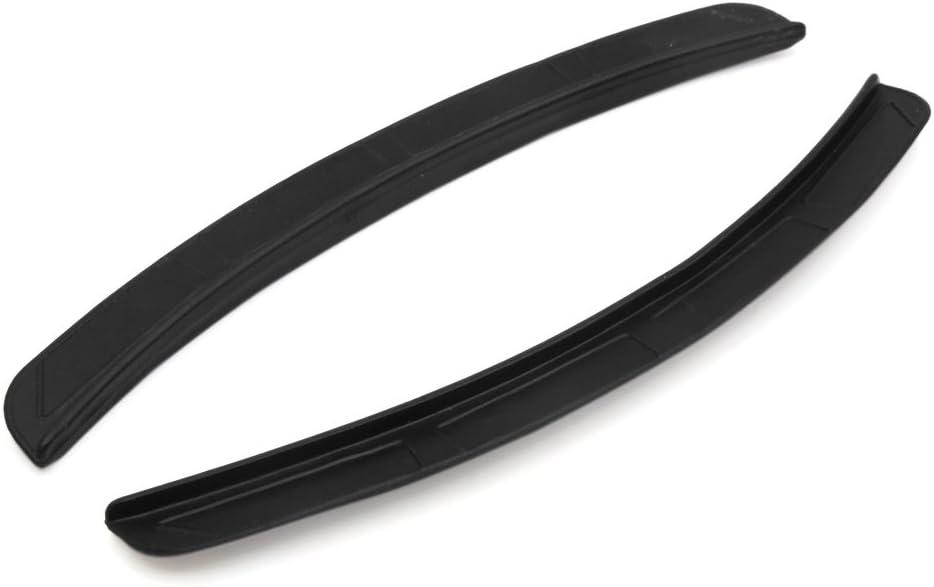 uxcell 2Pcs Black Rubber Car Wheel Eyebrow Arch Trim Lips Strip Mudguard Guard Protector