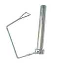 Heavy Duty Square Safety Coupling Pin, High Strength Spring Steel Axle Lock Pin Alignment Pin 15/32" x 3-3/20" (12x80) (2 Pcs)