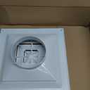PATIKIL Square Air Vent Cover 14 x 14 Inch, 6 Inch Dia., Air Return Grille Sidewall or Ceiling Air Diffuser with Square-to-Round Adapter for Bathroom Kitchen Ventilation