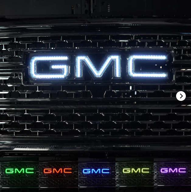 Halo Kits RGB GMC LED EMBLEM: MULTICOLOR
