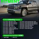 Passenger Side Power Seat Adjustment Switch Fit for Chevy Tahoe/Silverado/Corvette, GMC Sierra 1500/2500/3500 HD(2014-2020), Cadillac Escalade/ATS(2013-2019), Replace 23247096, 20914737